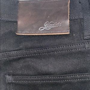 Men’s Black Raw Denim